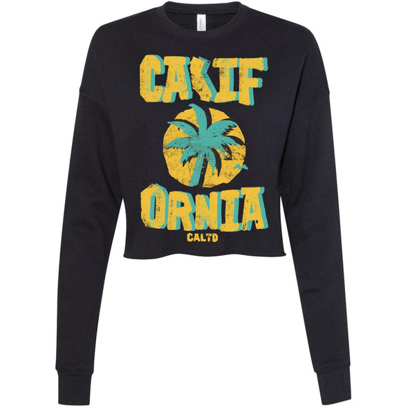 Sunset CA Love Cropped Sweater-CA LIMITED