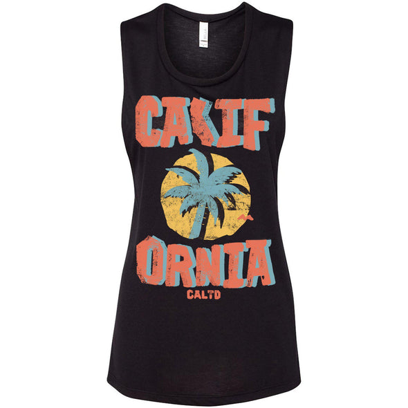 Sunset CA Love Muscle Tank-CA LIMITED