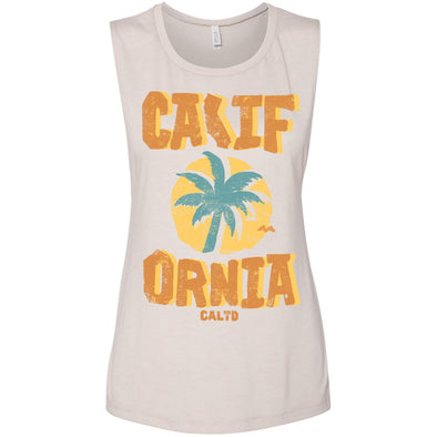 Sunset CA Love Muscle Tank-CA LIMITED