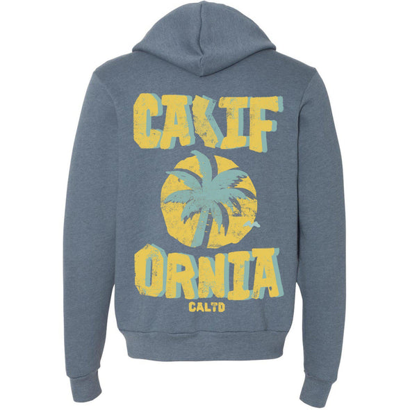 Sunset CA Love Zipper Hoodie-CA LIMITED