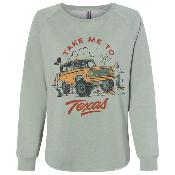Take Me Tx Crewneck Sweatshirt-CA LIMITED