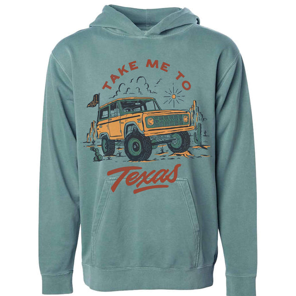 Take Me Tx Youth Hoodie-CA LIMITED