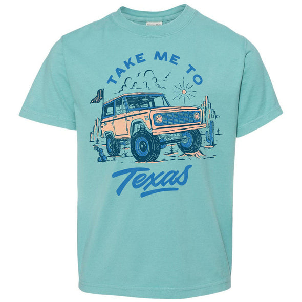 Take Me Tx Youth Tee-CA LIMITED