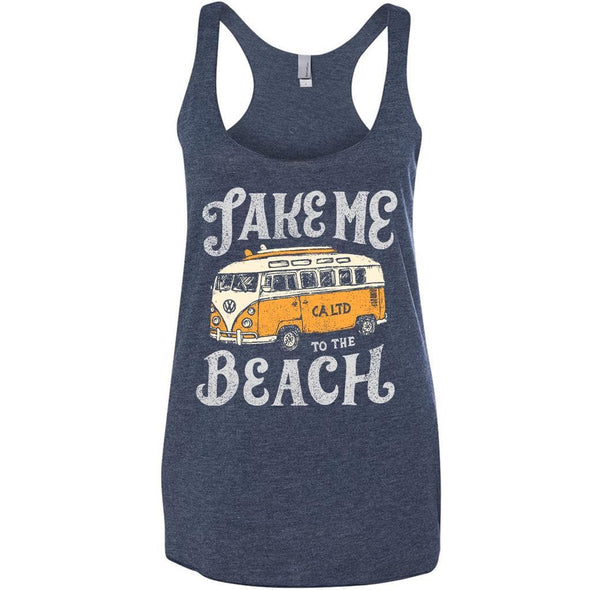 Take me to the beach racerback tank-CA LIMITED