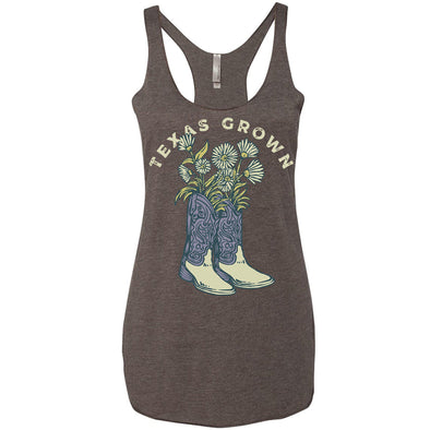 Texas Grown Racerback Tank-CA LIMITED