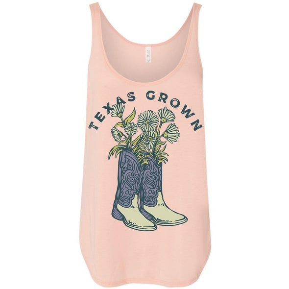 Texas Grown Side Slit Tank-CA LIMITED