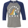 Wave CA Love Baseball Tee-CA LIMITED