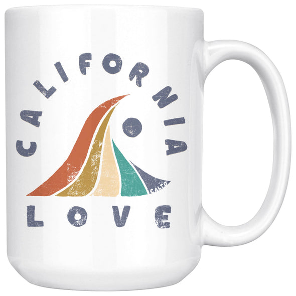 Wave CA Love Ceramic Mug-CA LIMITED