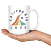 Wave CA Love Ceramic Mug-CA LIMITED