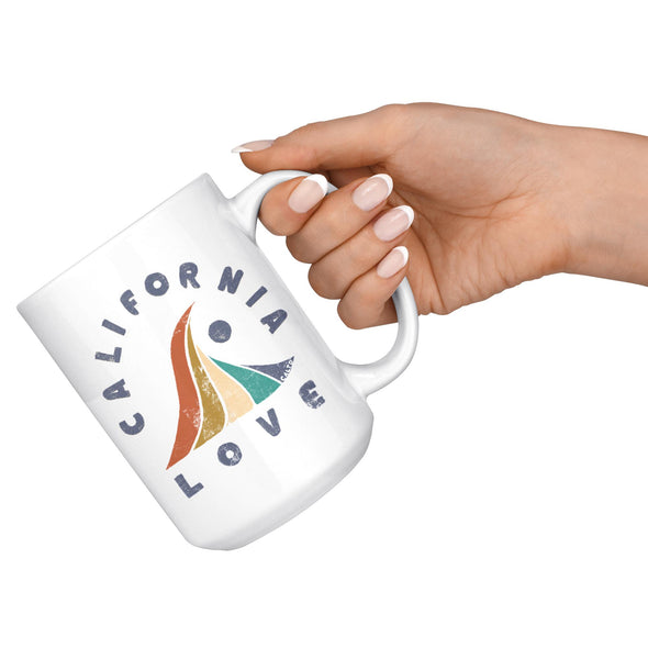 Wave CA Love Ceramic Mug-CA LIMITED