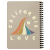 Wave CA Love Cream Spiral Notebook-CA LIMITED