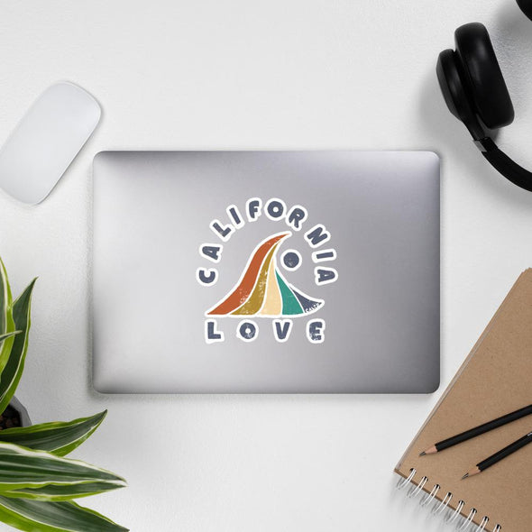 Wave CA Love Decal-CA LIMITED
