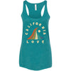 Wave CA Love Racerback Tank-CA LIMITED