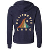 Wave CA Love Zipper Hoodie-CA LIMITED