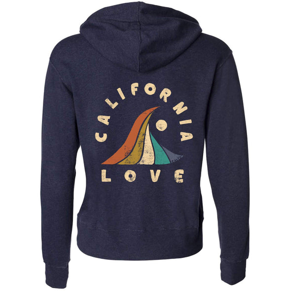 Wave CA Love Zipper Hoodie-CA LIMITED