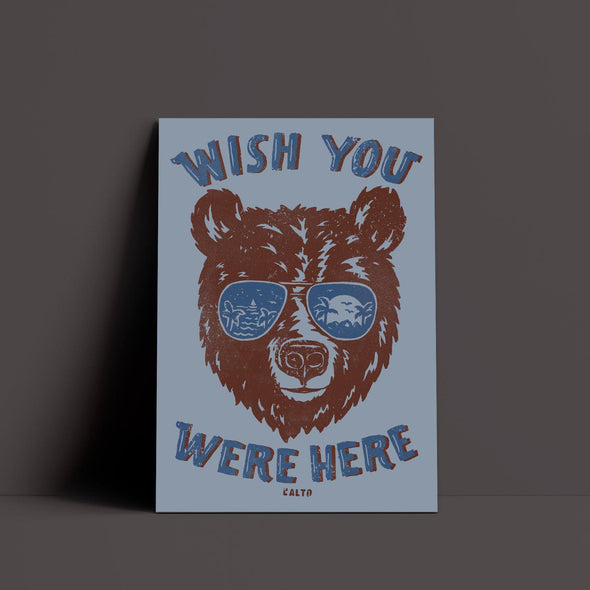 Wish Bear Blue Jean Poster-CA LIMITED