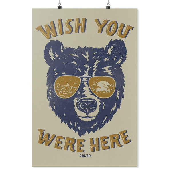 Wish Bear Cream Poster-CA LIMITED