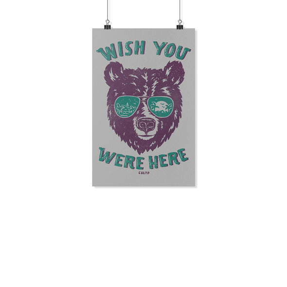 Wish Bear Grey Poster-CA LIMITED