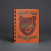 Wish Bear Orange Spiral Notebook-CA LIMITED
