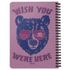 Wish Bear Purple Spiral Notebook-CA LIMITED