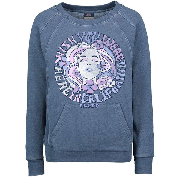 Wish Girl Crewneck Sweater-CA LIMITED