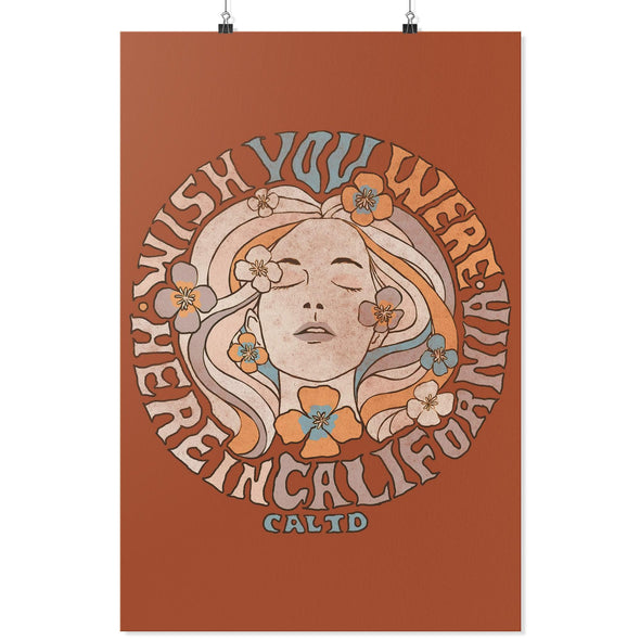 Wish Girl Orange Poster-CA LIMITED
