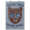 Wish You Were Here Blue Denim Poster-CA LIMITED