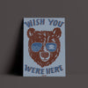 Wish You Were Here Blue Denim Poster-CA LIMITED