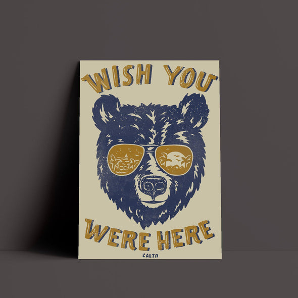 Wish You Were Here Cream Poster-CA LIMITED