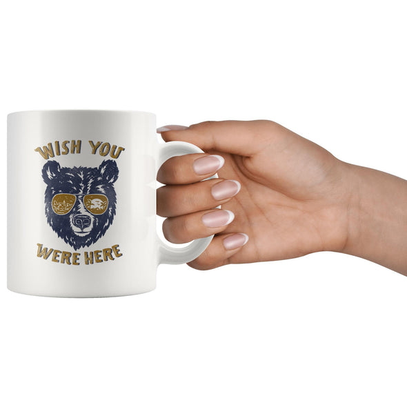 Wish You Were Here Gold Glasses Mug-CA LIMITED