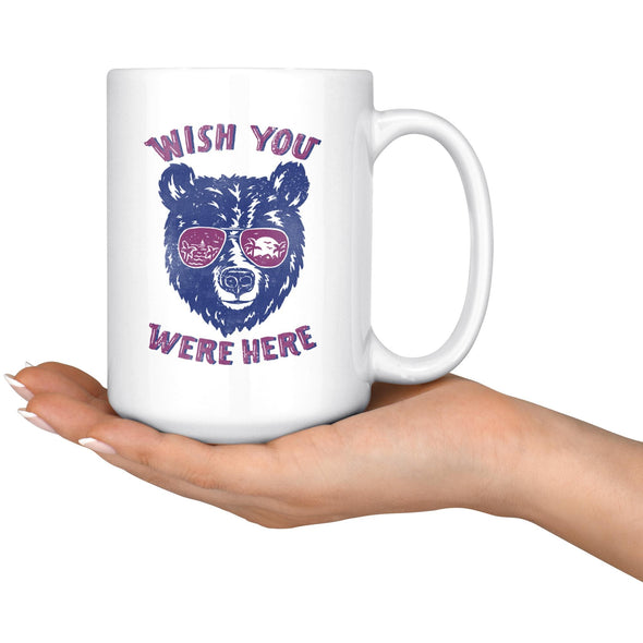 Wish You Were Here Purple Glasses Mug-CA LIMITED