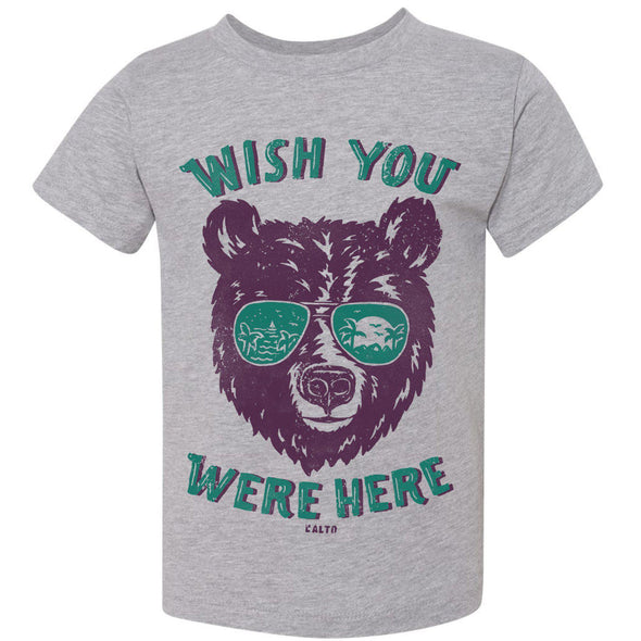 Wish You Were Here Toddlers Tee-CA LIMITED
