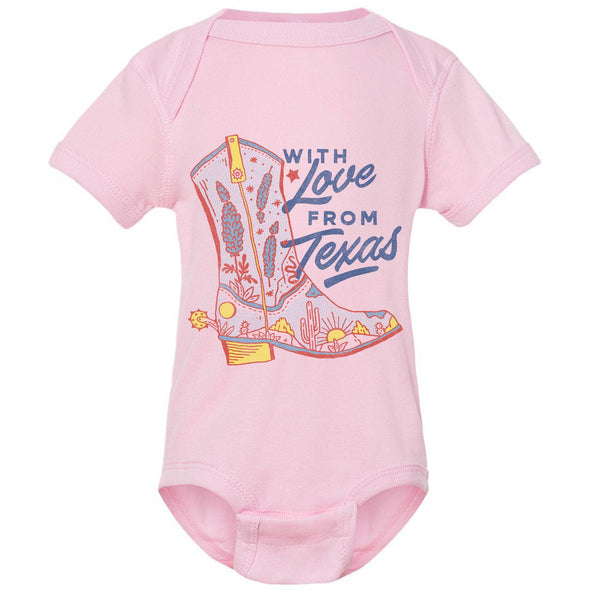 With Love TX Baby Onesie-CA LIMITED