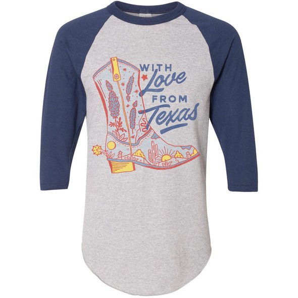 With Love TX Baseball Tee-CA LIMITED