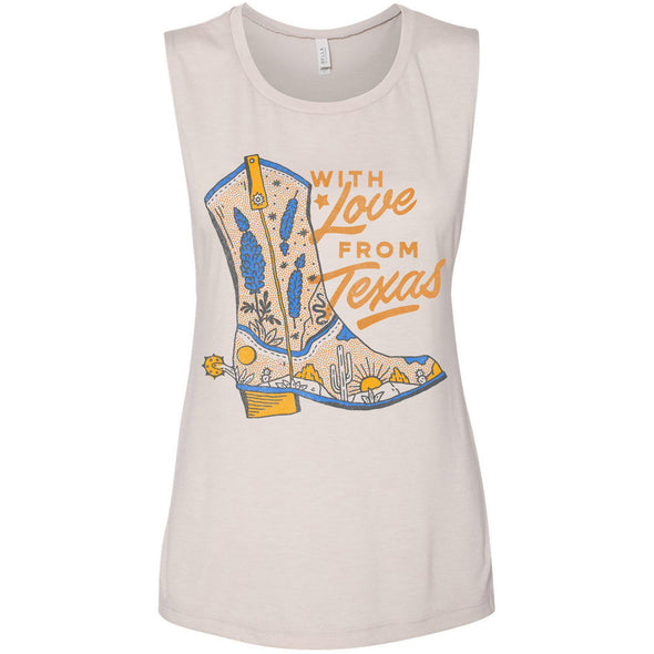 With Love TX Muscle Tank-CA LIMITED