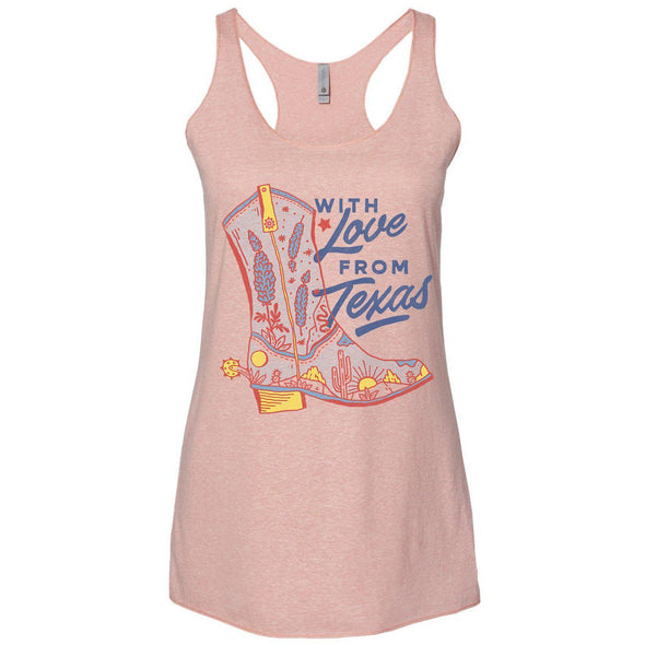 With Love TX Racerback Tank-CA LIMITED