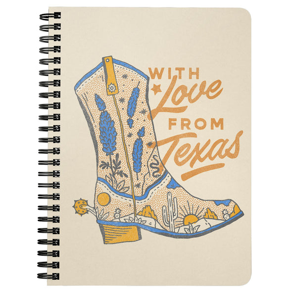 With Love TX Spiral Notebook-CA LIMITED