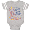 With Love TX Stripes Baby Onesie-CA LIMITED